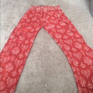 Loose fit palazzo pants